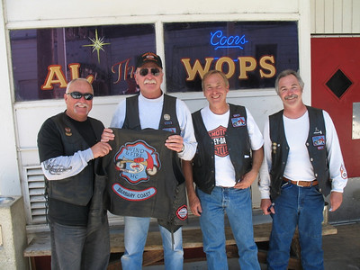 bcwfmc > They're thinking of a mutiny. A candid shot of your crew eyeballing that Barbary Coast Rocker. Time to come down from the hills, Ron.